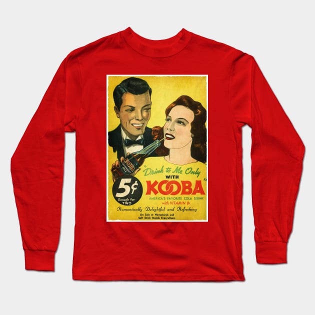 Kooba Cola poster Long Sleeve T-Shirt by INLE Designs